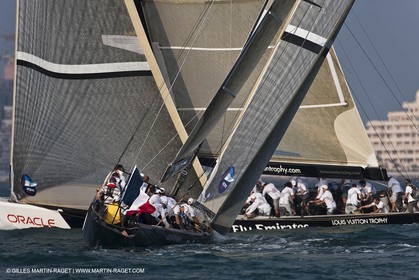 14 11 2010 - Dubai (UAE) - Dubai Louis Vuitton Trophy -  BMW ORACLE Racing - Race Day 1 - Vs All 4 one