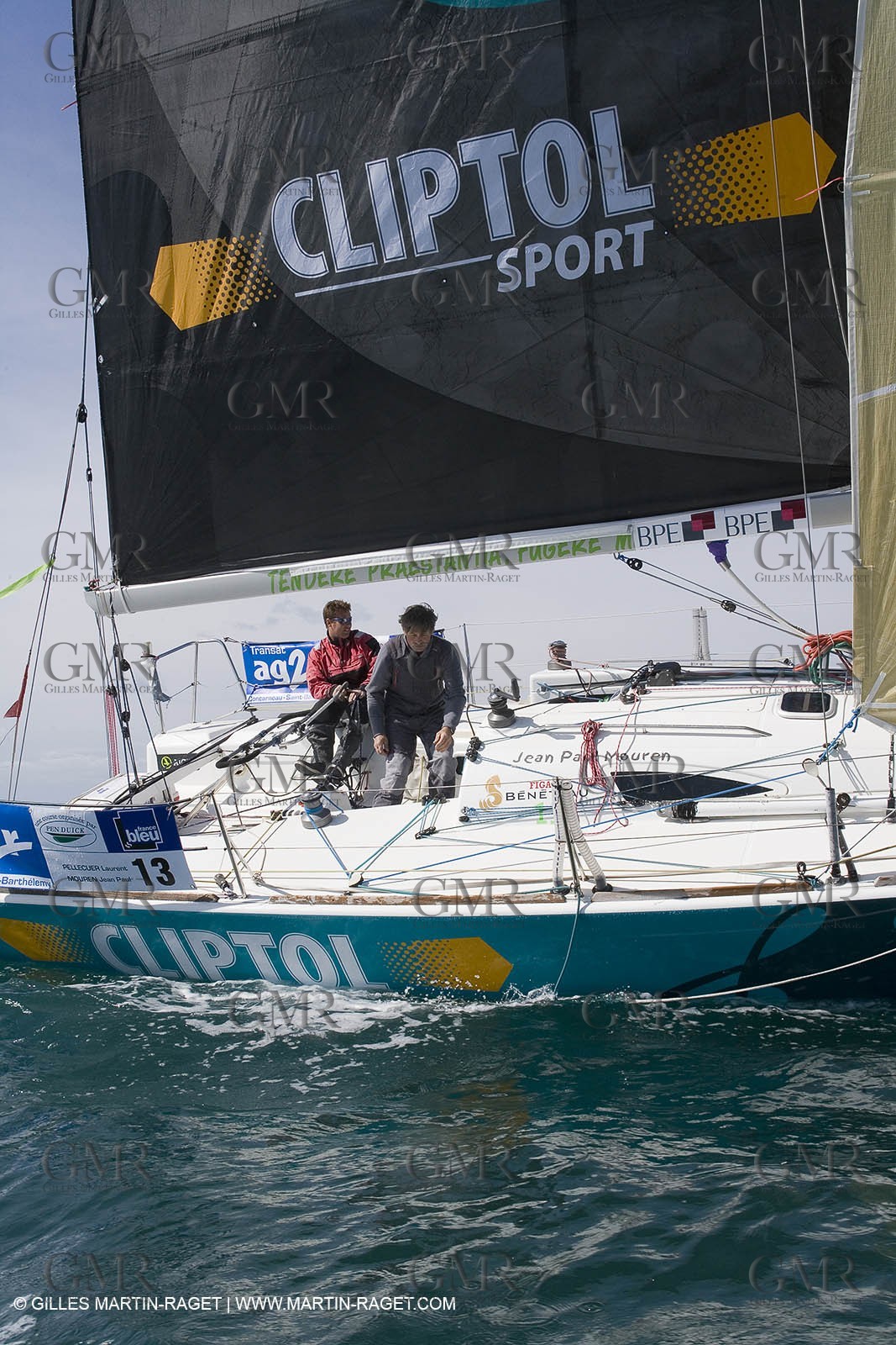 27 03 08- La Grande Motte- (FRA,34) Transat AG2R 2008- Jean-Paul Mouren- Laurent Pellecuer