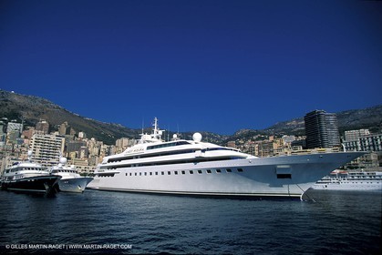 MegaYachts in Monaco's Port