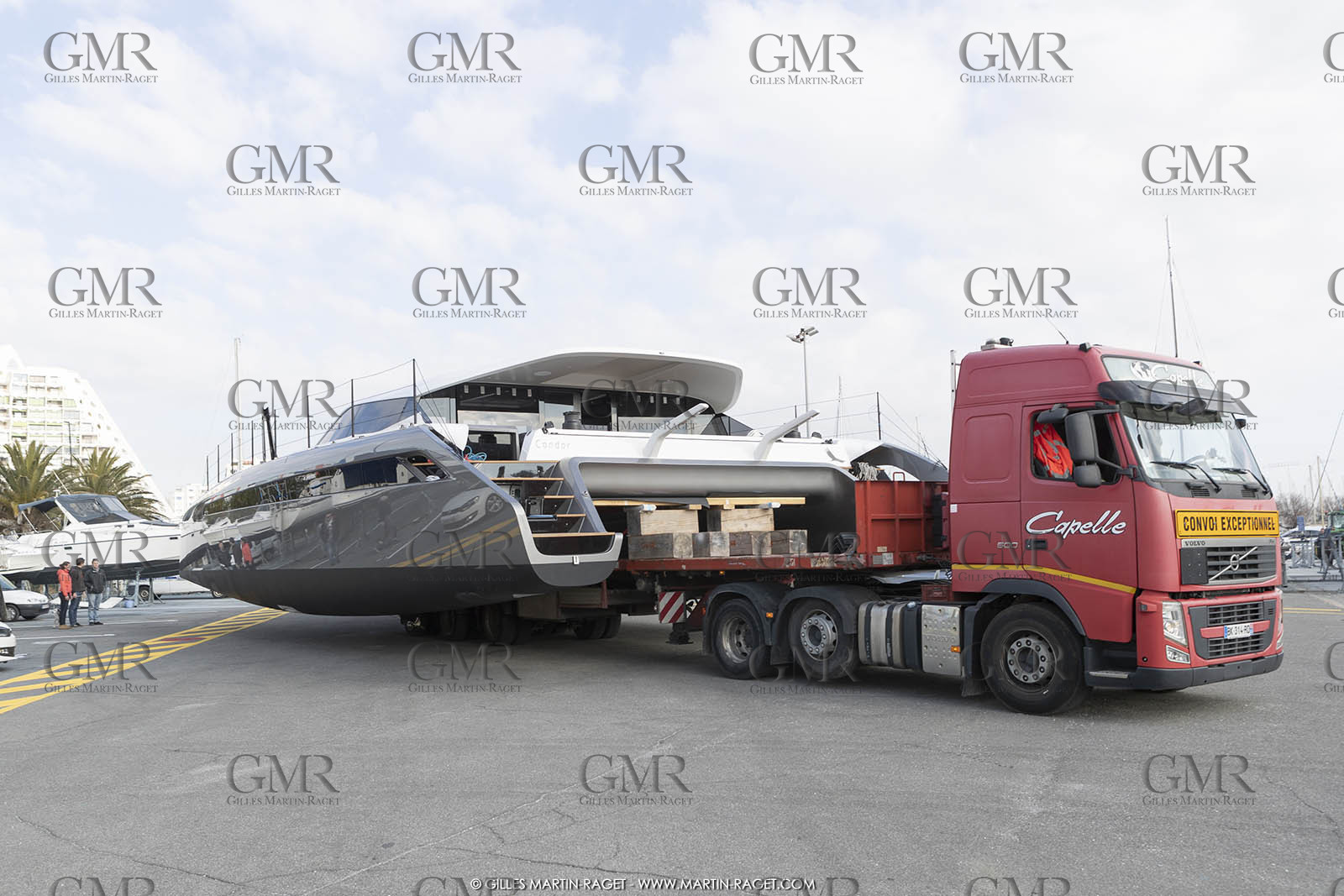 17 01 2018, La Grande Motte (FRA), Gunboat 68  1 launch