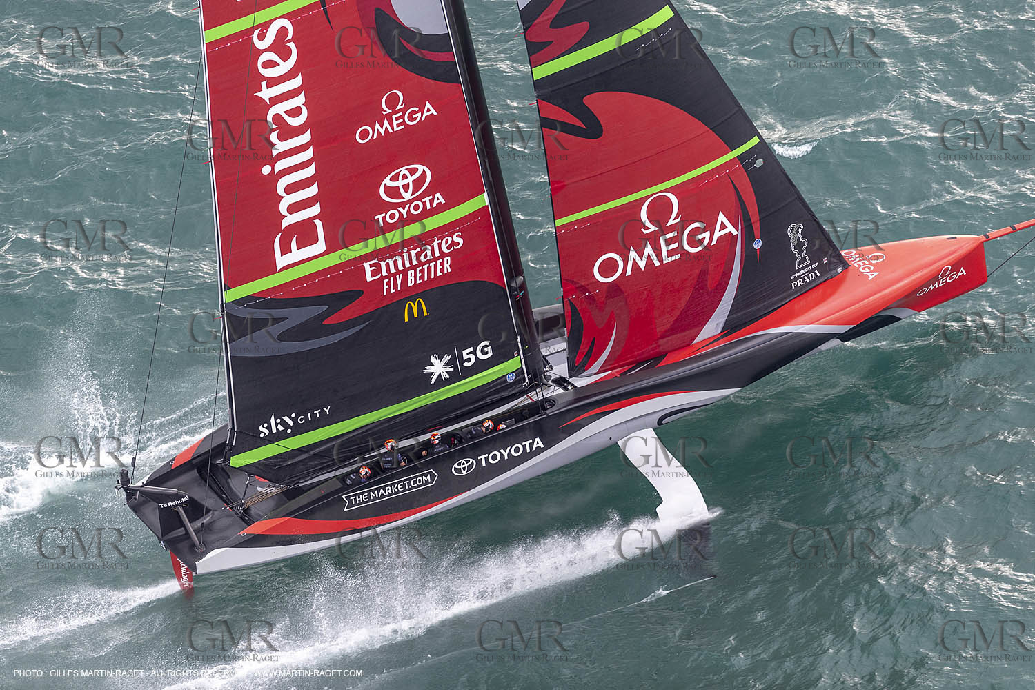 10 12 2020 - Auckland (NZL) - 36th America's Cup - Practice Sessions - Day 2 - Emirates Team New Zealand