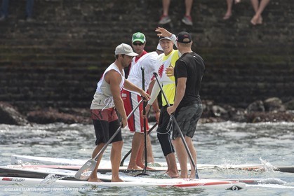 01 09 2013 - San Francisco (USA,CA) - 34th America's Cup - AC Village at Marina Green, AC Open, Stand Up Paddle; Jimmy Spithill