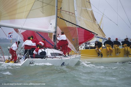 Sailing, Yacht Racing, Admiral's Cup, Cowes Week, Cowes (UK, IOW)