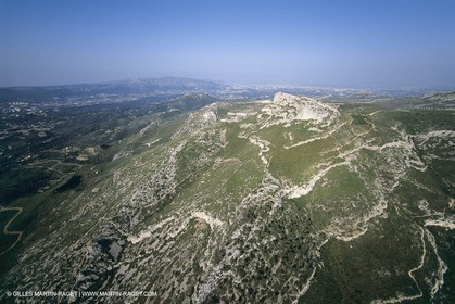 France, Provence, Pays d'Aubagne, collines de Marcel Pagnol, Col de l'Espigoulier