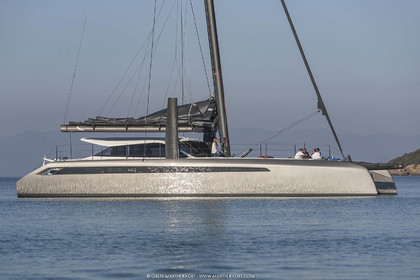 16 02 2019, Porquerolles (FRA,83), Gunboat 68 sail testing  3
