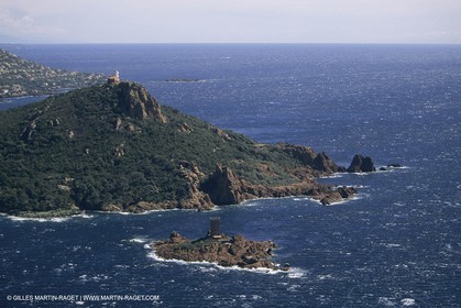 France, Provence, Côte d'Azur, Littoral, Sémaphore du cap Drammont