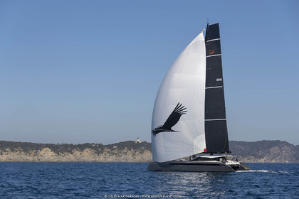 16 02 2019, Porquerolles (FRA,83), Gunboat 68 sail testing  3