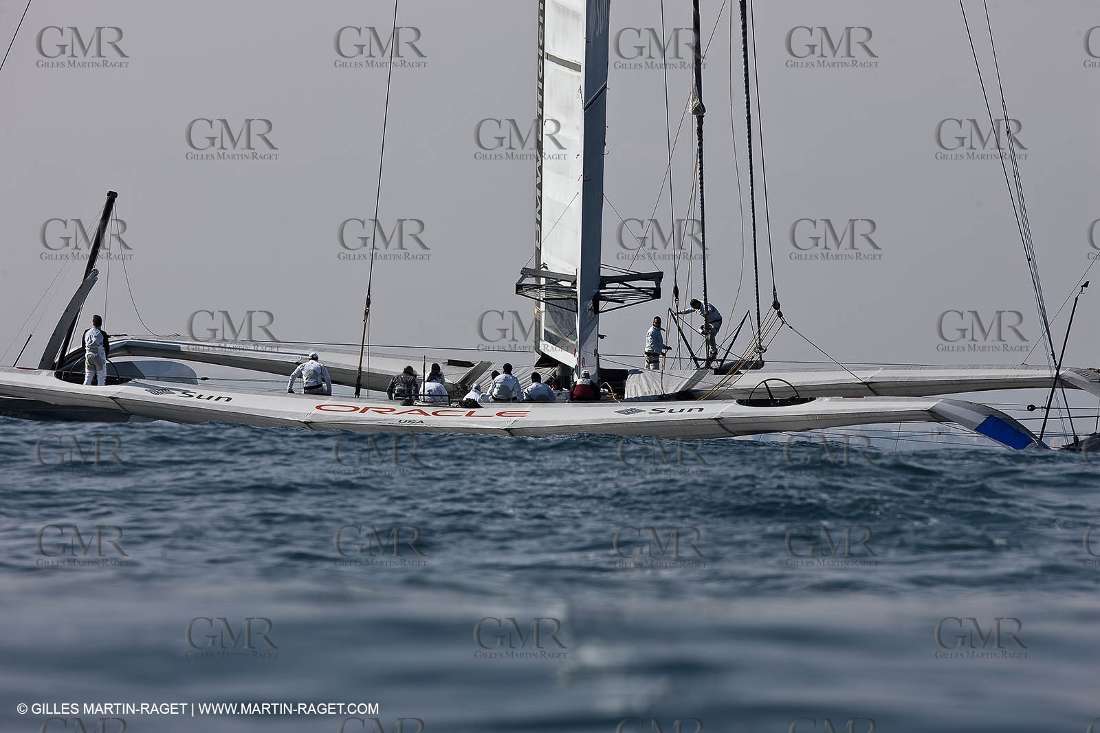 14 02 2010 - Valencia (ESP) - 33rd America's Cup - BMW ORACLE Racing - Race 2