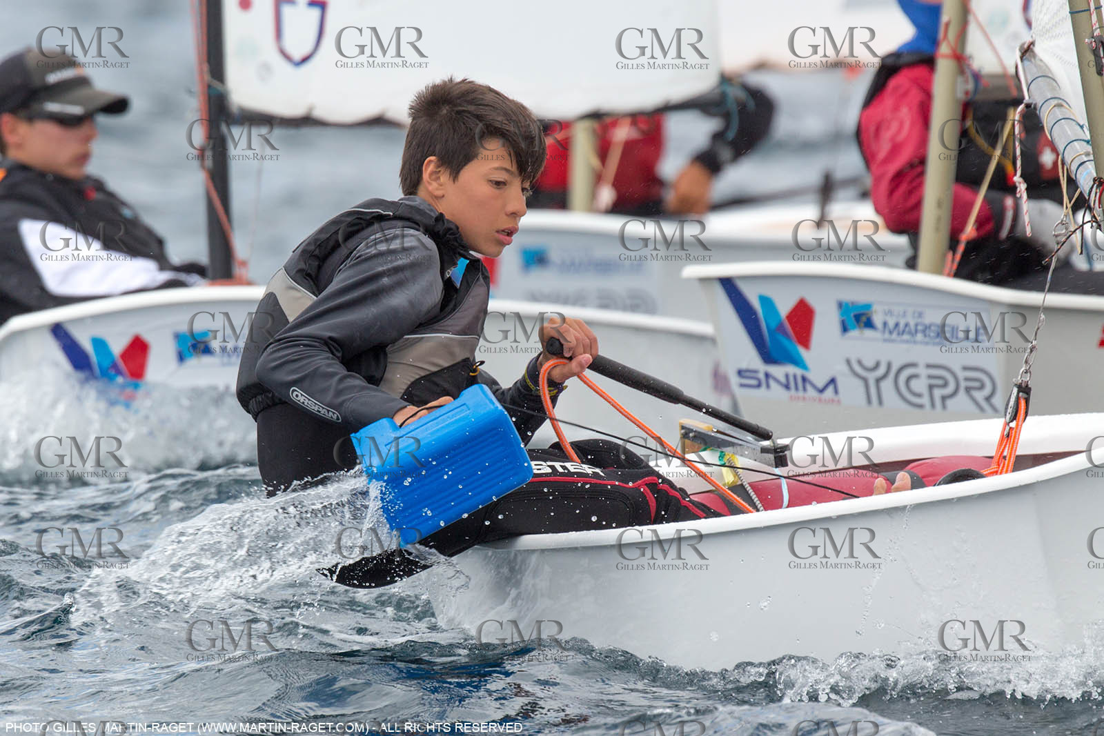 15 04 2016, Marseille (FRA,13), SNIM Dériveurs, Coupe Internationale de Printemps Optimist, Final Day