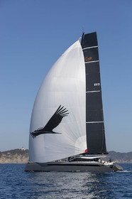 16 02 2019, Porquerolles (FRA,83), Gunboat 68 sail testing  3