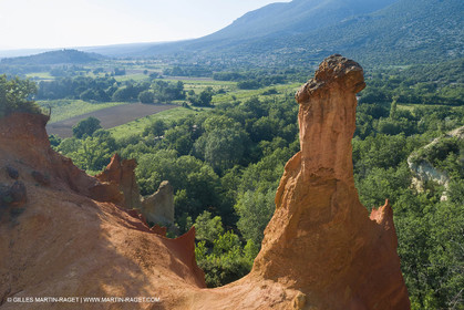 21 06 2018, Rustrel (FRA, 84), Anciennes carrières d'ocre