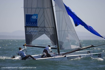07-04-07 - ISAF SAILING WORLD CHAMPIONSHIPS - CASCAIS 2007 - DAY 1 - Tornado Class - FRANCE - Revil-Espagnon