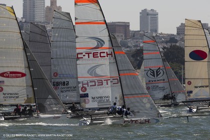 09 09 2013 - San Francisco (USA,CA) - 34th America's Cup - AC Open - 18ft racing