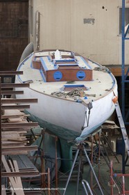 13 03 2010 - La Ciotat (FRA,13) - Oriole - Annual maintenance at  Charpentiers Réunis boatyard