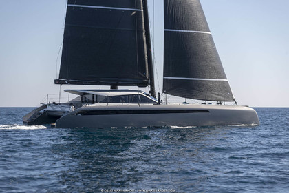 16 02 2019, Porquerolles (FRA,83), Gunboat 68 sail testing  3