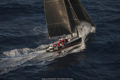 09 10 2017, Calvi (FRA,20), VOR 70 Babsy, Tentative de record autour de la Corse à la voile, skipper Franck Cammas