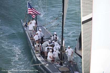 29 01 2009 - Auckland (NZL) -  Louis Vuitton Pacific Series - BMW ORACLE Racing - Training