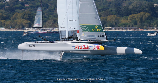 10 09 2025, Saint-Tropez,(FRA), Rockwool SailGP France Saint-Tropez, Race Day 1