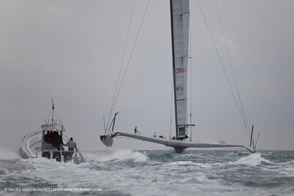 23 01 2010 - Valencia (ESP) - 33rd America's Cup - BMW ORACLE Racing - Valencia training - Day 4