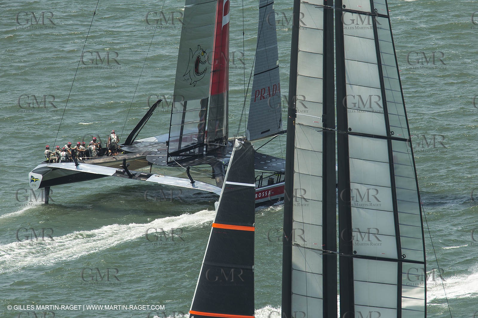 09 08 2013 - San Francisco (USA,CA) - 34th America's Cup - Louis Vuitton Cup - Semi-finals - Luna Rossa vs Artemis Racing - Race 3