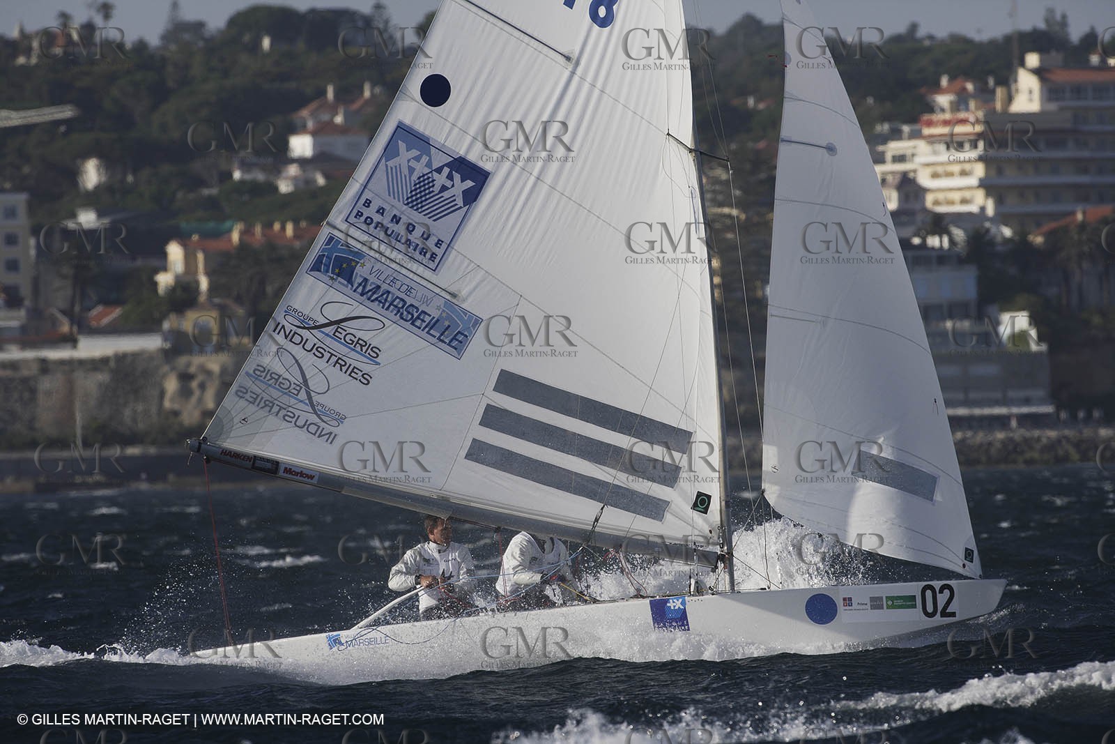 09-05-07 - ISAF SAILING WORLD CHAMPIONSHIPS - CASCAIS 2007 - DAY 6 - Star - FRANCE - Xavier Rohart   Pascal Rambeau