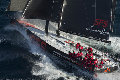 24 mars 2016   Marseille (FRA,13), SFS II (skipper Lionel Péan), dernière sortie d'entraînement avant la SNIM