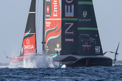 16 10 2024, Barcelona (ESP), Louis Vuitton 37th America's Cup, Final Match, Race Day 4, Race 6