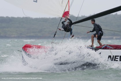 14 02 2009 - Auckland (NZL) -  Louis Vuitton Pacific Series -  Racing Day 14 - Challenger final