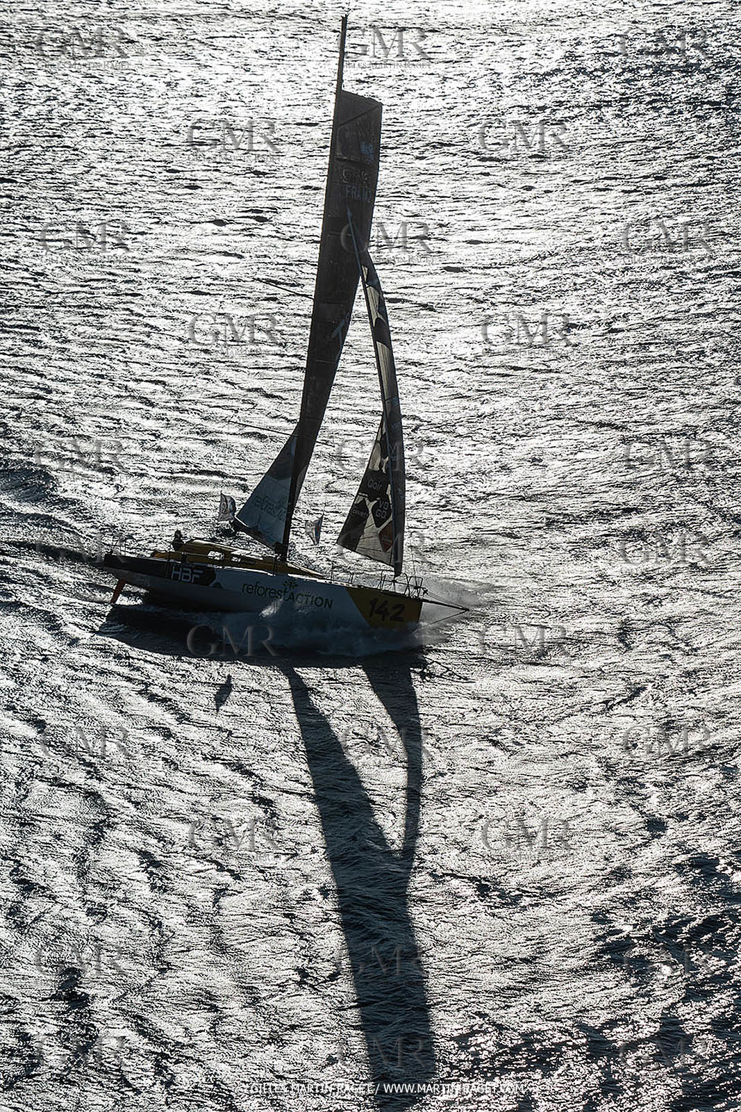 27 08 2021, Marseille (FRA), Transat Jacques Vabre 2021, Class 40, HBF-Reforest'Action (Kito de Pavant, Gwen Gbick)