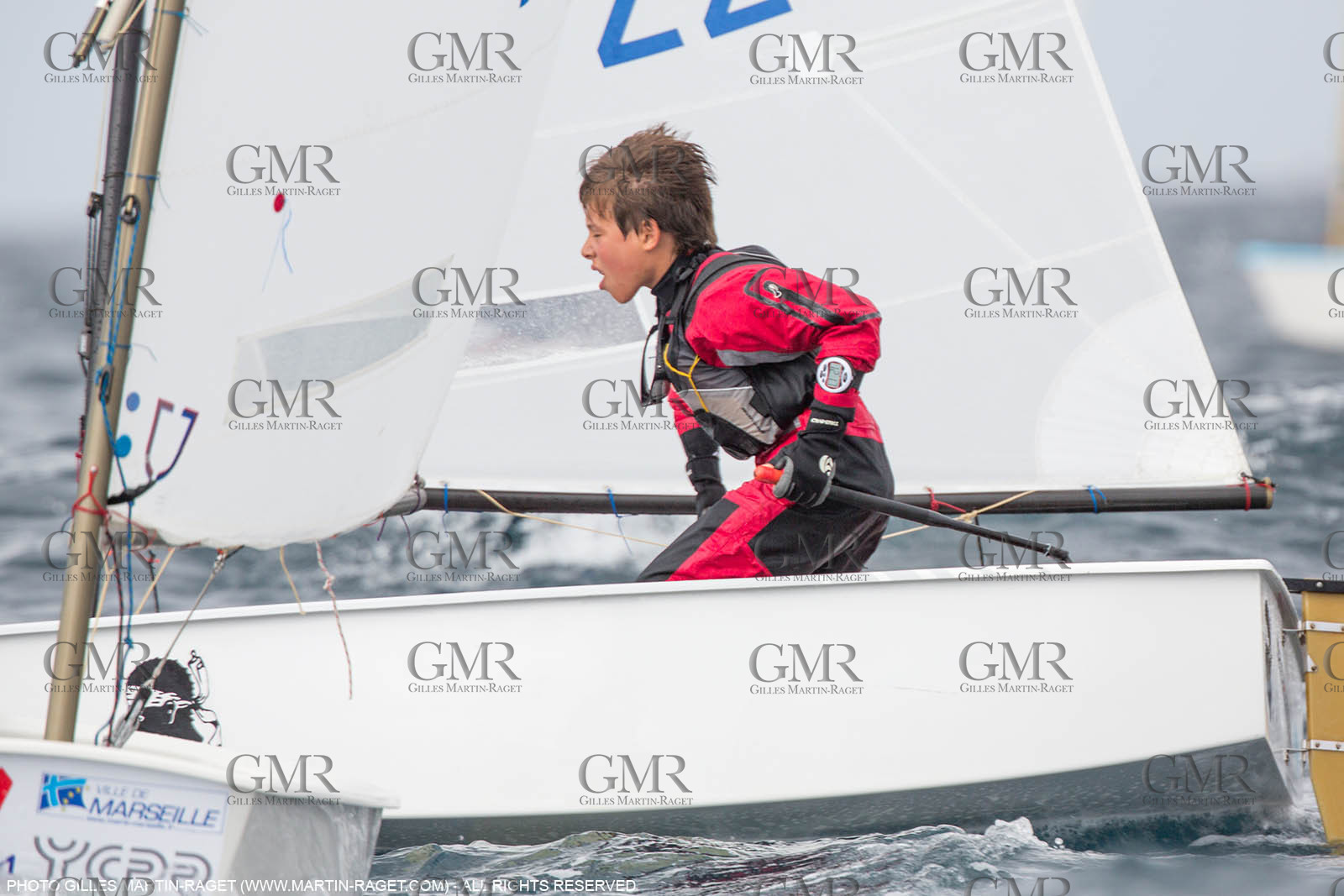 15 04 2016, Marseille (FRA,13), SNIM Dériveurs, Coupe Internationale de Printemps Optimist, Final Day