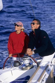 Voile, croisière, personnages, couples