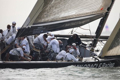 02 08 2010 - Cowes (UK, IOW) - The 1851 Cup -  BMW ORACLE Racing - Training Day.