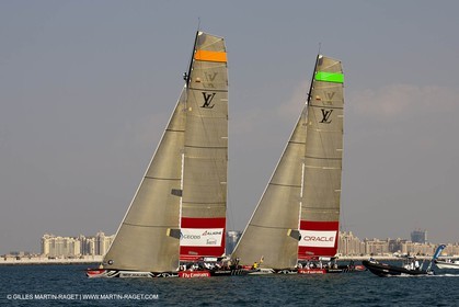 21 11 2010 - Dubai (UAE) - Dubai Louis Vuitton Trophy -  Round 2 - BMW ORACLE Racing