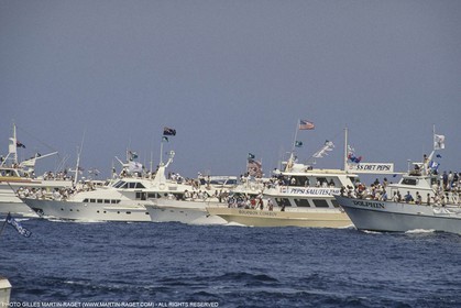 Sailing, Yacht Racing, America's Cup XXVII, San Diego (USA,CA) 1988, Stars & Stripes Vs New Zealand