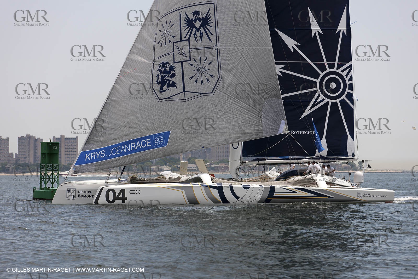 03 07 2012 - New York (USA, NY) - Krys Ocean Race prologuie - arrival in New York