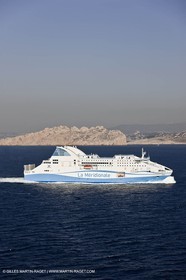 14 01 2012 - Marseille (FRA,13) - La Meridionale shipping company - the Piana off Marseille and the Calanques
