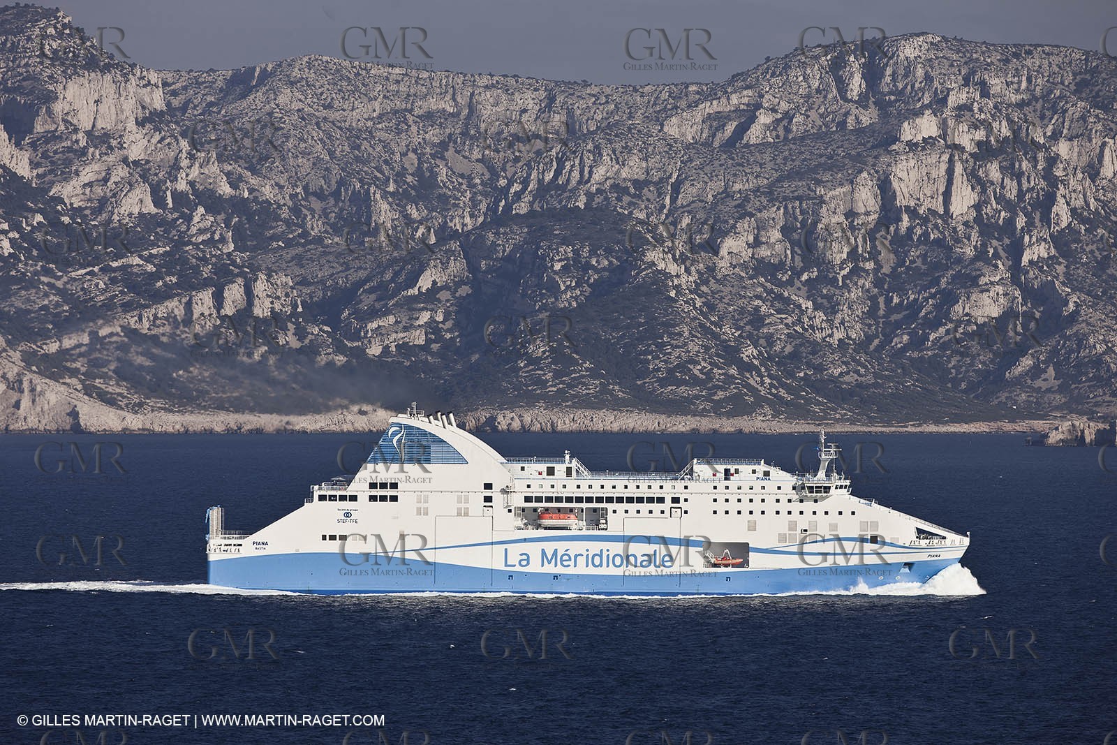 14 01 2012 - Marseille (FRA,13) - La Meridionale shipping company - the Piana off Marseille and the Calanques