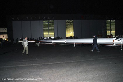 Vannes - Chantier Multiplast - 1èr mâtage Orange II