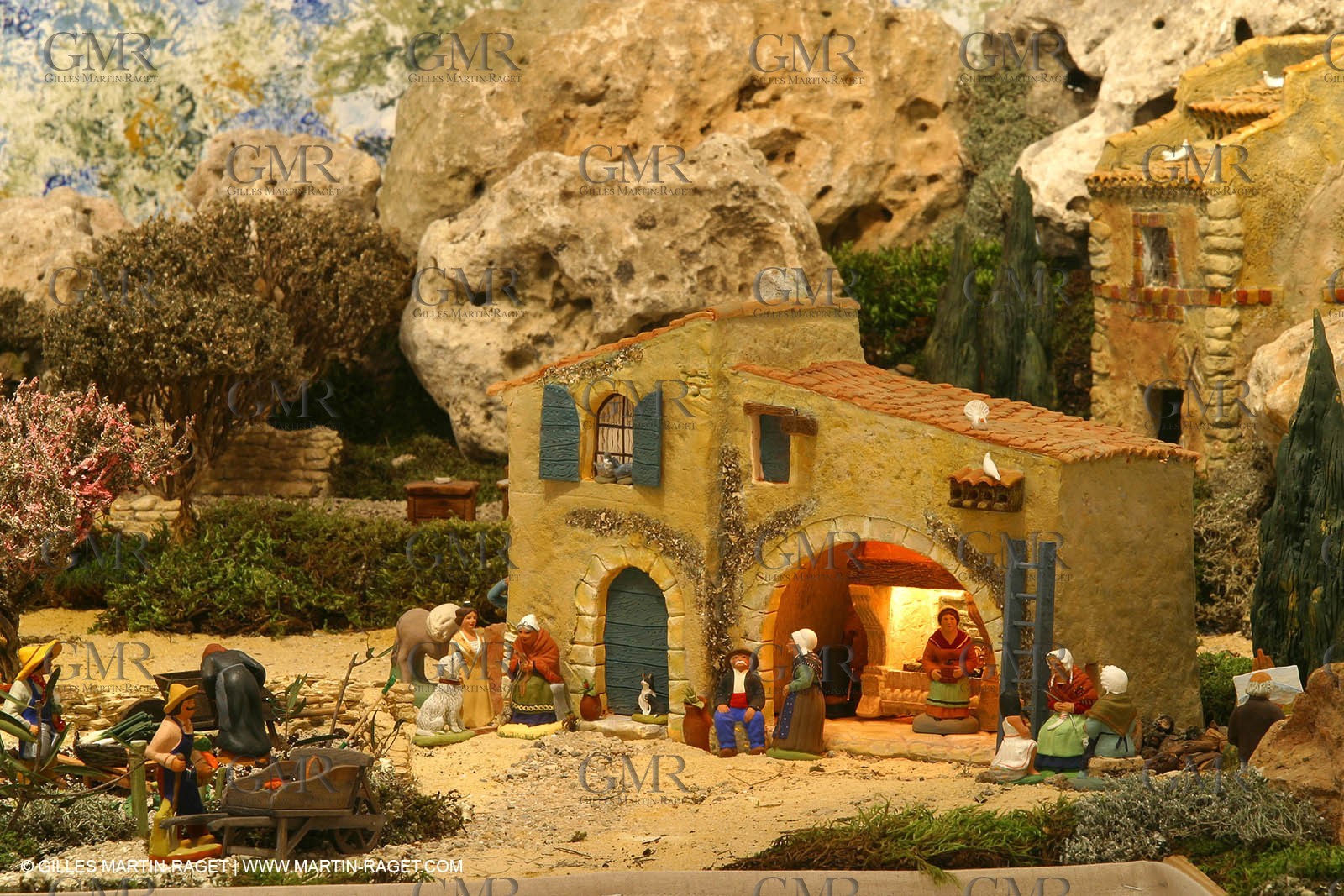 Great crib from les Saintes Maries de la mer (FRA, 13) for Christmas, December 2010