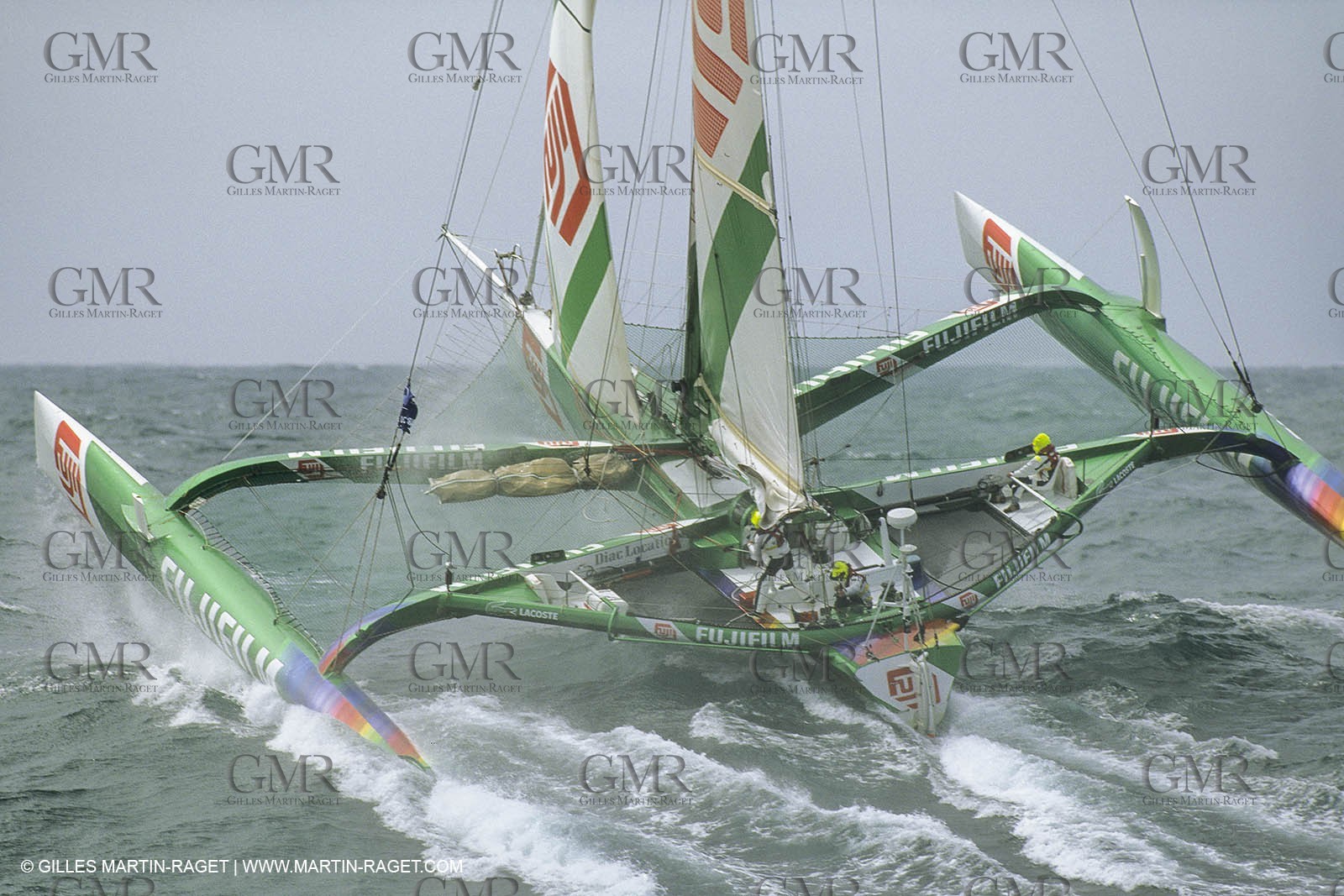 Yacht Racing, Multihull, ORMA 60, Loick Peyron, Fujicolor