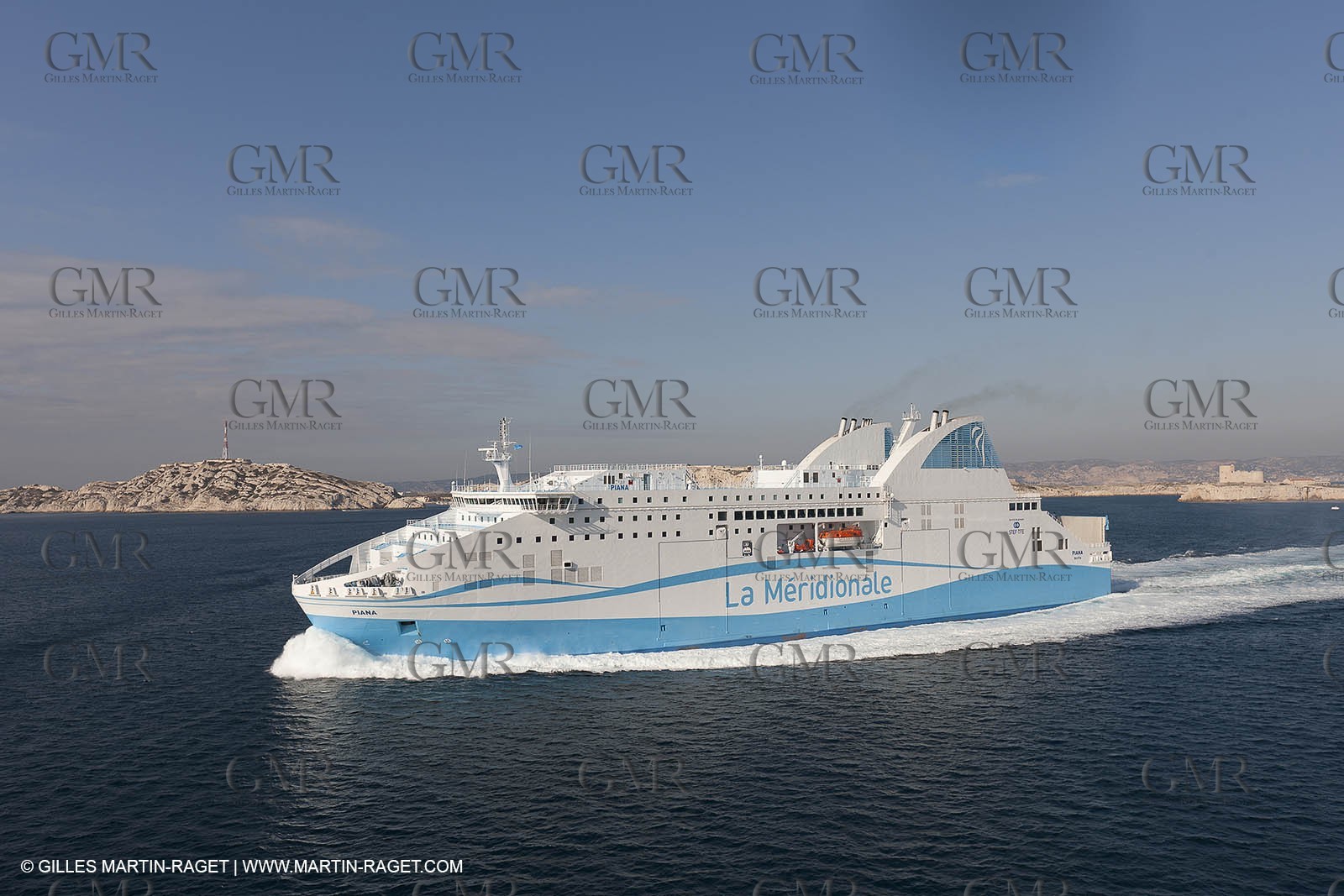 14 01 2012 - Marseille (FRA,13) - La Meridionale shipping company - the Piana off Marseille and the Calanques