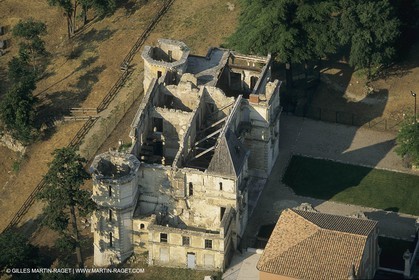 France, Provence, Pays d'Aubagne, collines de Marcel Pagnol, Charteau de la BUsine