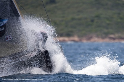 19 05 2010 - La Maddalena (ITA, Sardinia) Louis Vuitton Trophy - BMW ORACLE Racing - Training