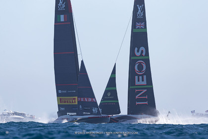 26 09 2024, Barcelona (ESP), 37th America's Cup, Louis Vuitton Cup Final, Race Day 1