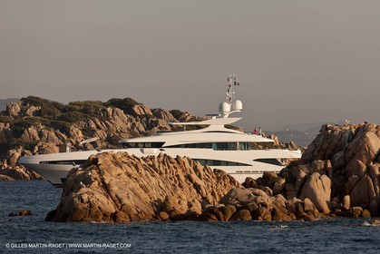 18 08 2011 - La Maddalena (ITA, Sardinia) - Motor yacht Inception