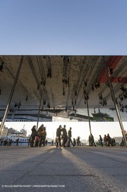 02 02 2013,  Marseille, FRA, 13, Inauguration de l'ombrière et du Vieux Port semi-piétonnier