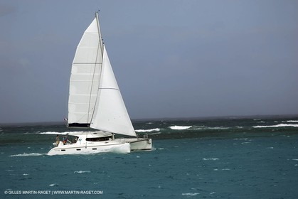 Cruising multihull sailing