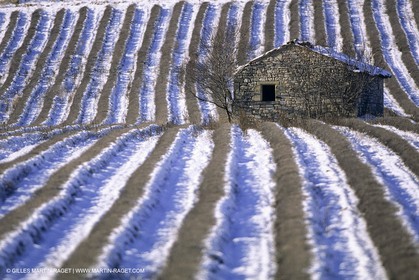 Provence under snow