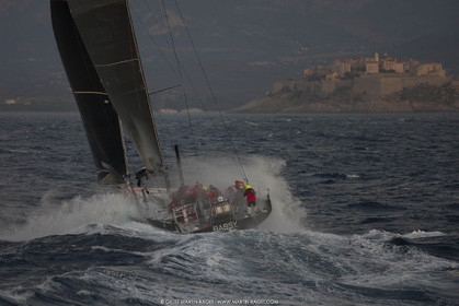09 10 2017, Calvi (FRA,20), VOR 70 Babsy, Tentative de record autour de la Corse à la voile, skipper Franck Cammas