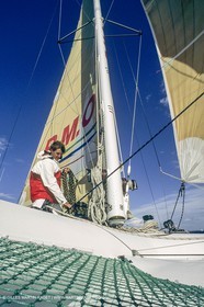 Sailing, Offshore Racing, Route du Rhum 1990, RMO, Laurent Bourgnon